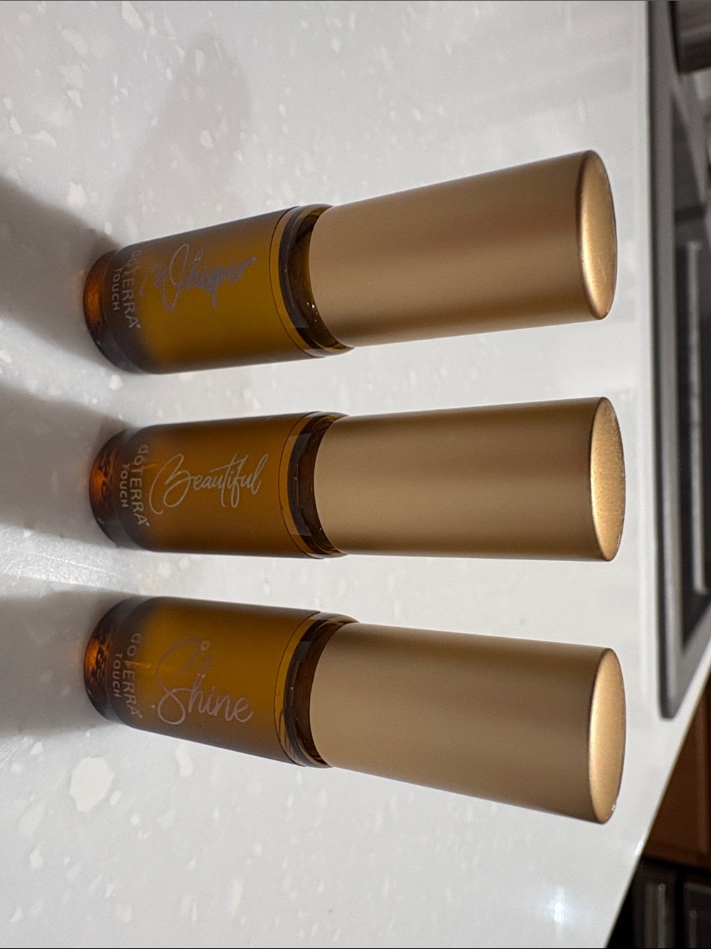 Doterra Gold Roll-On Lip & Perfume Trio